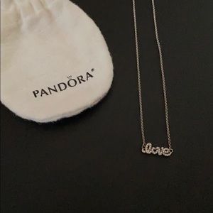 Pandora Love chain necklace